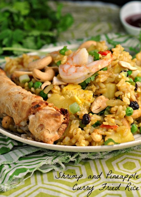 Shrimp and Pineapple Curry Fried Rice 1
