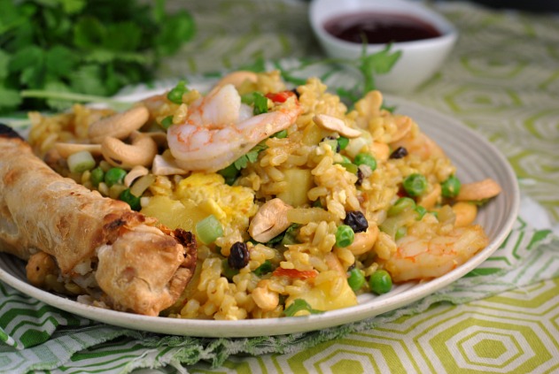 Shrimp and Pineapple Curry Fried Rice 4