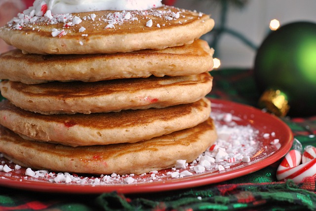 Whole Wheat Peppermint Pancakes 2