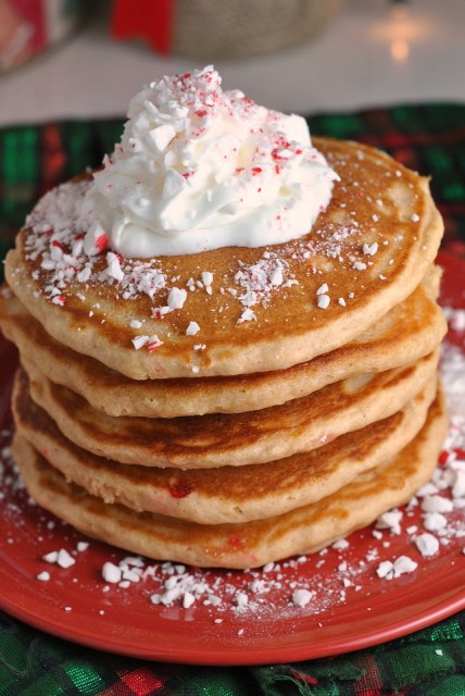 Whole Wheat Peppermint Pancakes 4