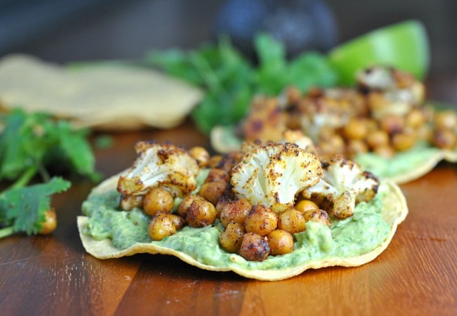 Roasted Vegetable and Chickpea Tostada 4