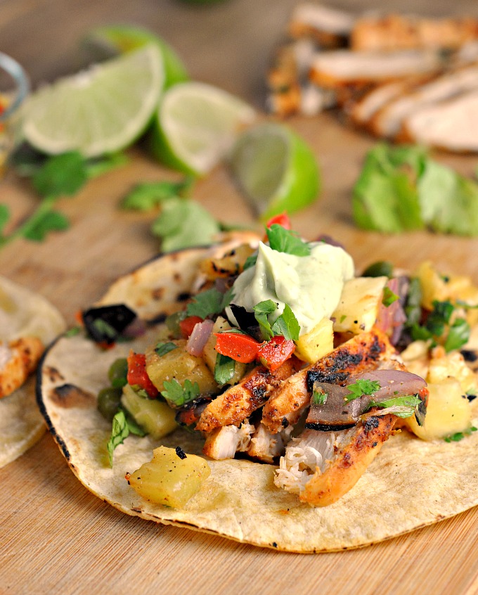 Chili Lime Chicken Tacos 1