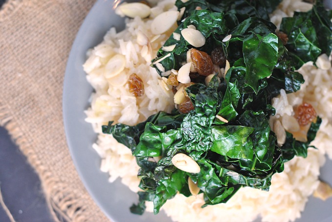 Sweet Onion Risotto with Sauteed Kale 3