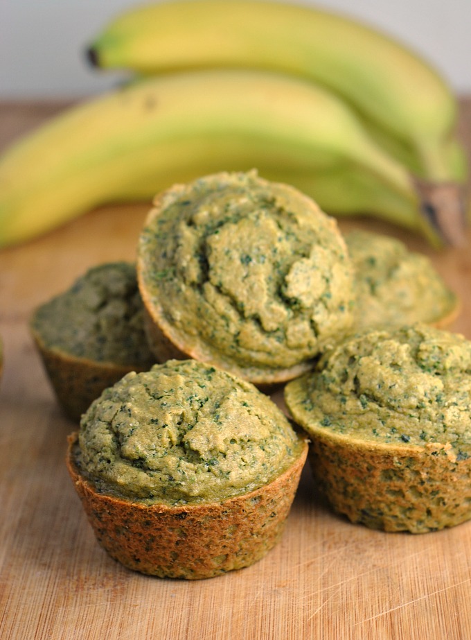 Kale-Banana Toddler Muffins 1