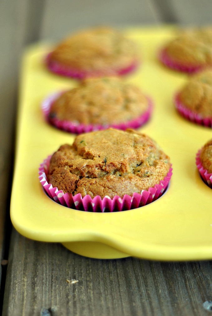 Honey and Olive Oil Zucchini Muffins 1