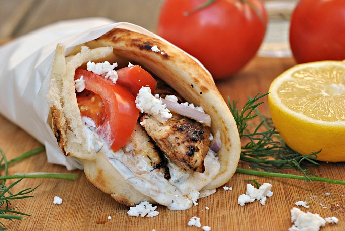 Easy Chicken Gyros with Tzatziki Sauce – Prevention RD