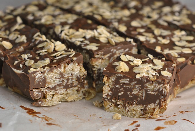 No Bake Chocolate Oatmeal Bars - Prevention RD