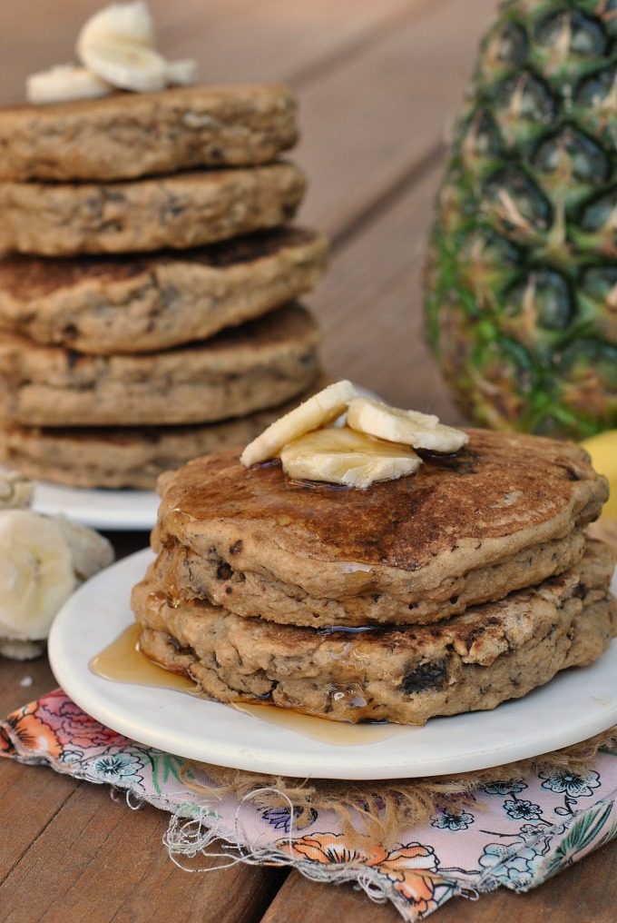 Vegan Whole Wheat Banana Nut Pancakes via @preventionrd