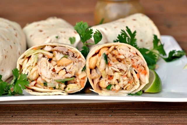Asian Chicken Wraps + Weekly Menu – Prevention RD