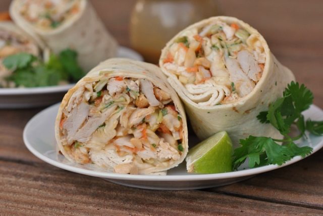 Asian Chicken Wraps + Weekly Menu – Prevention RD