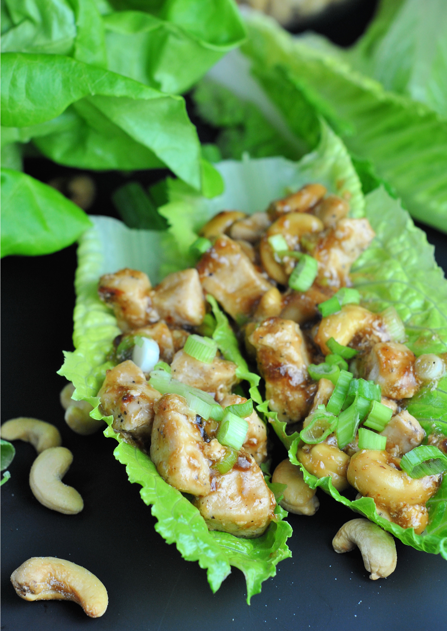Cashew Chicken Lettuce Wraps + Weekly Menu – Prevention RD