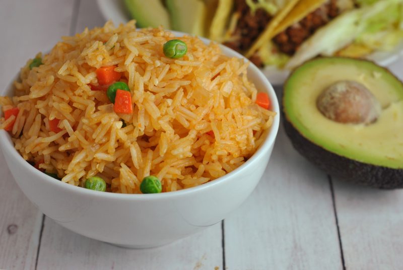 Instant Pot Mexican Rice + Weekly Menu