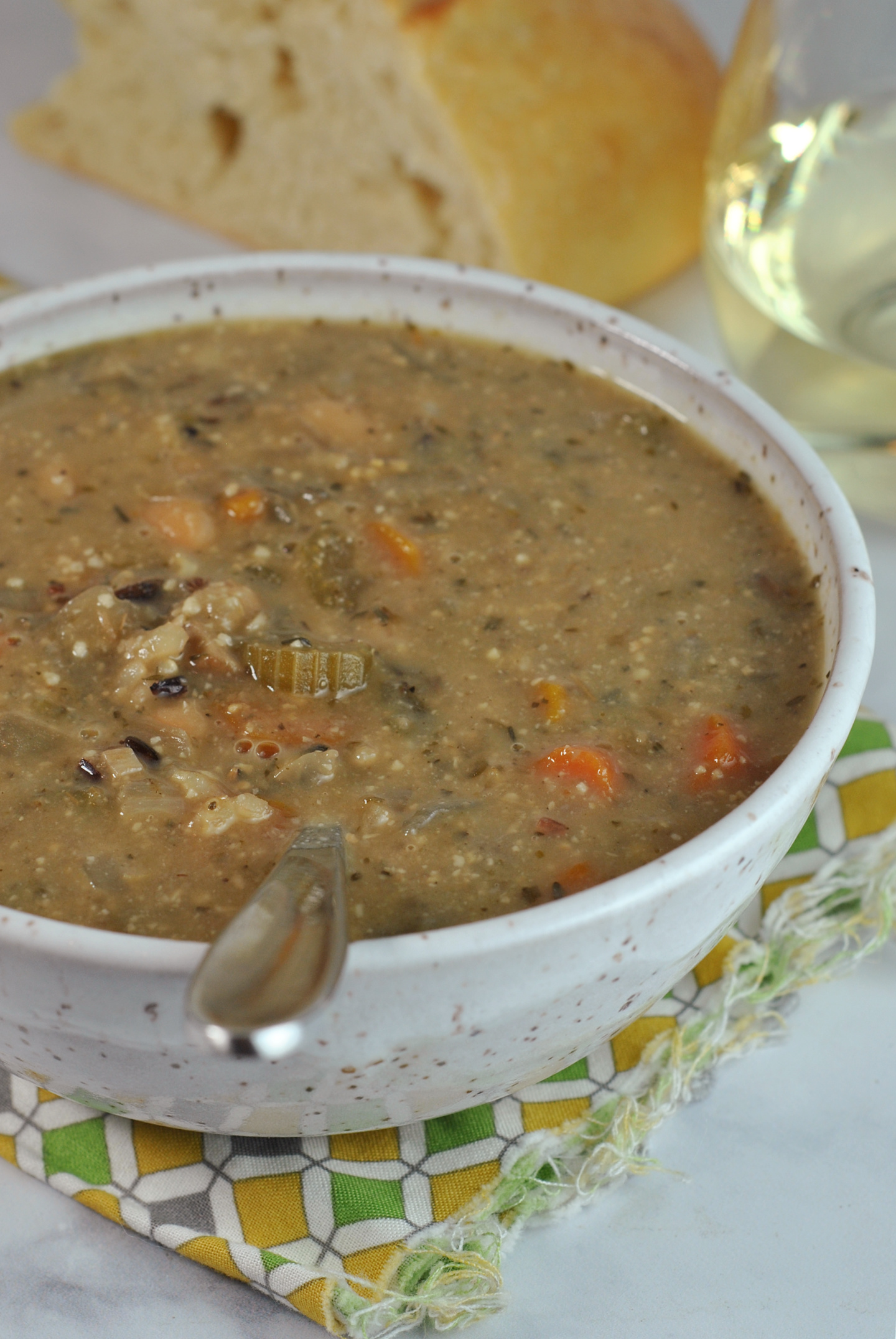 Instant Pot Wild Rice Soup via @preventionrd