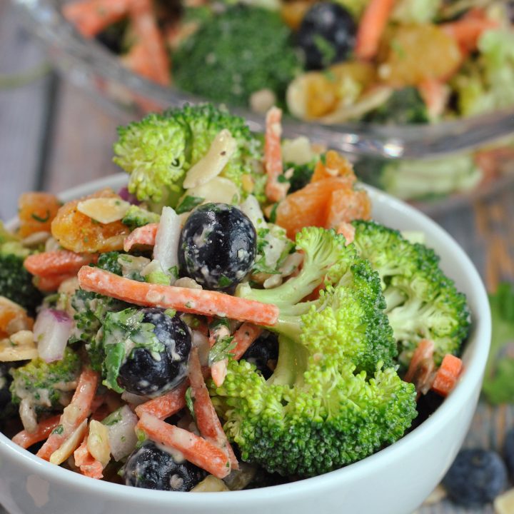 Superfood Broccoli and Blueberry Salad