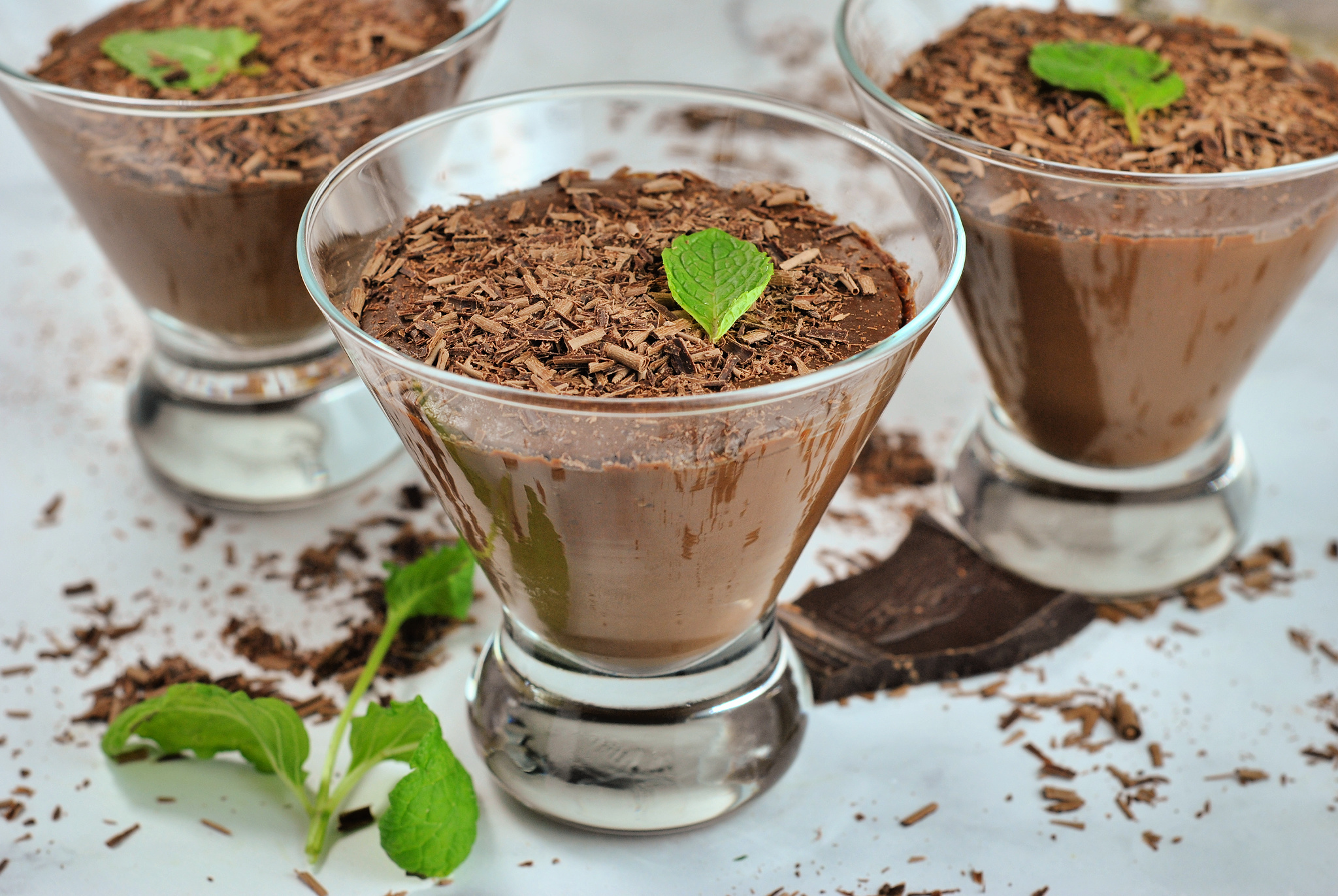 Easy Vegan Dark Chocolate Pudding