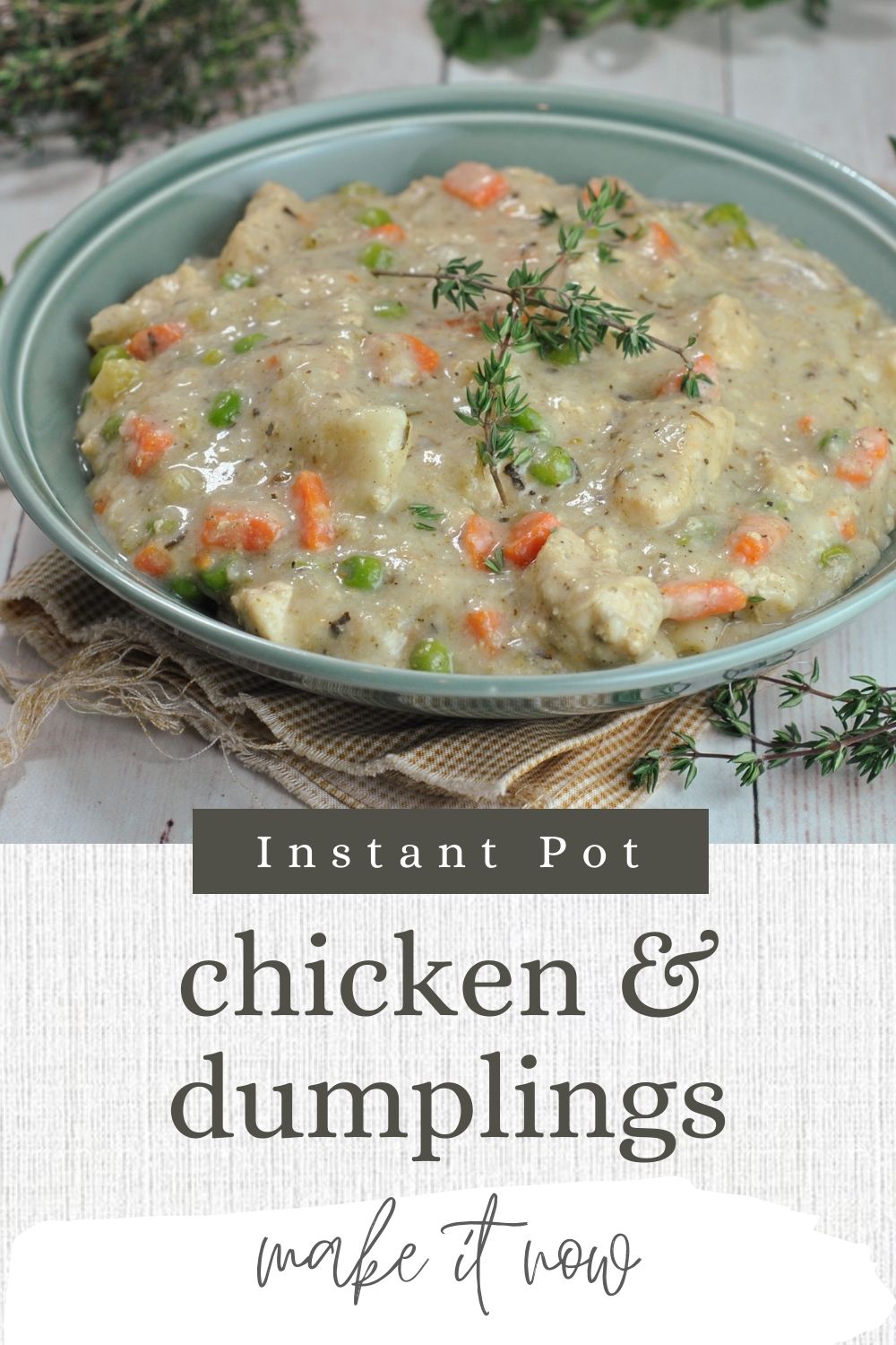 Instant Pot Chicken and Dumplings via @preventionrd