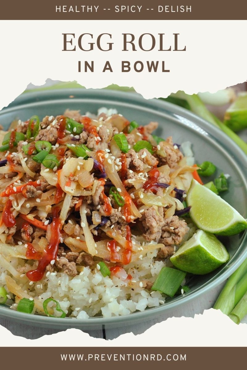 Egg Roll in a Bowl + Weekly Menu - Prevention RD
