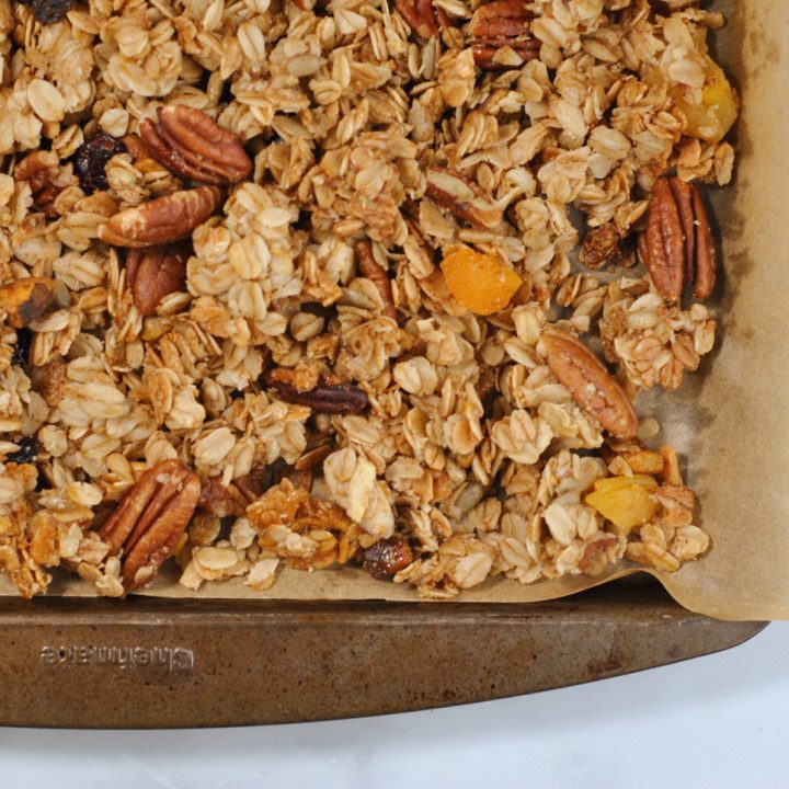 Sweet and Salty Fruit and Nut Granola