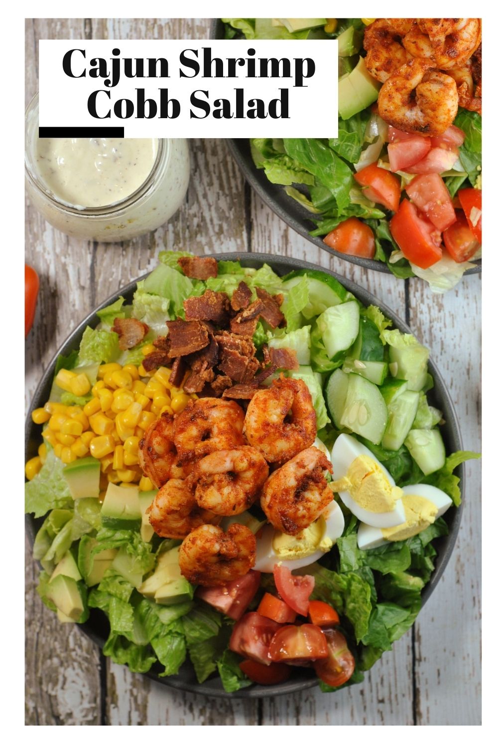 Cajun Shrimp Cobb Salad via @preventionrd