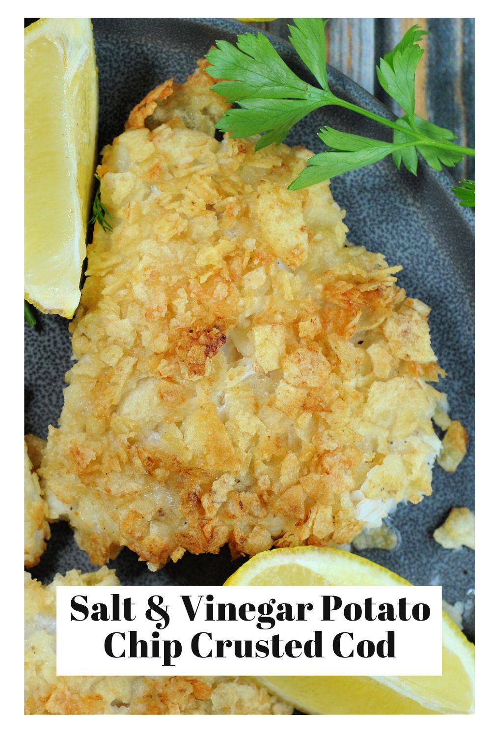 Salt and Vinegar Potato Chip Crusted Cod via @preventionrd