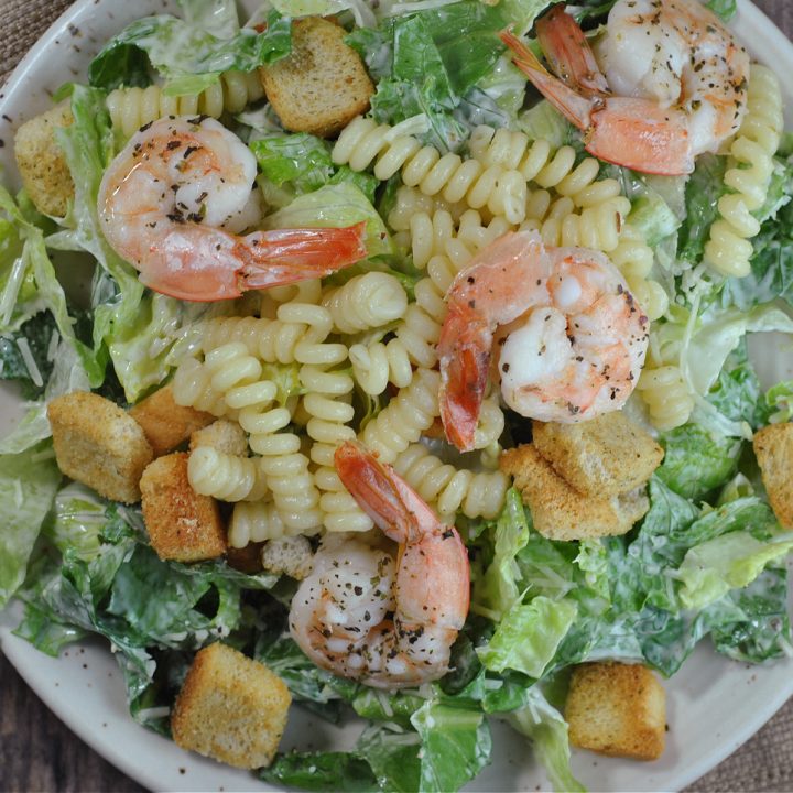 Shrimp Caesar Salad with a Twist