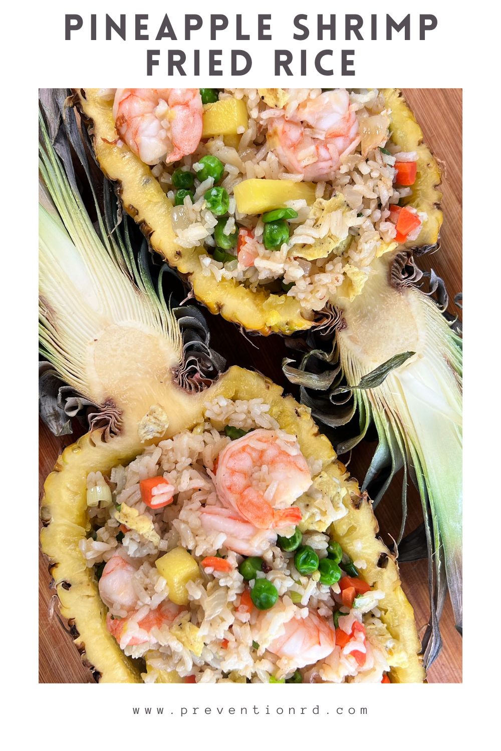 Pineapple Shrimp Fried Rice via @preventionrd