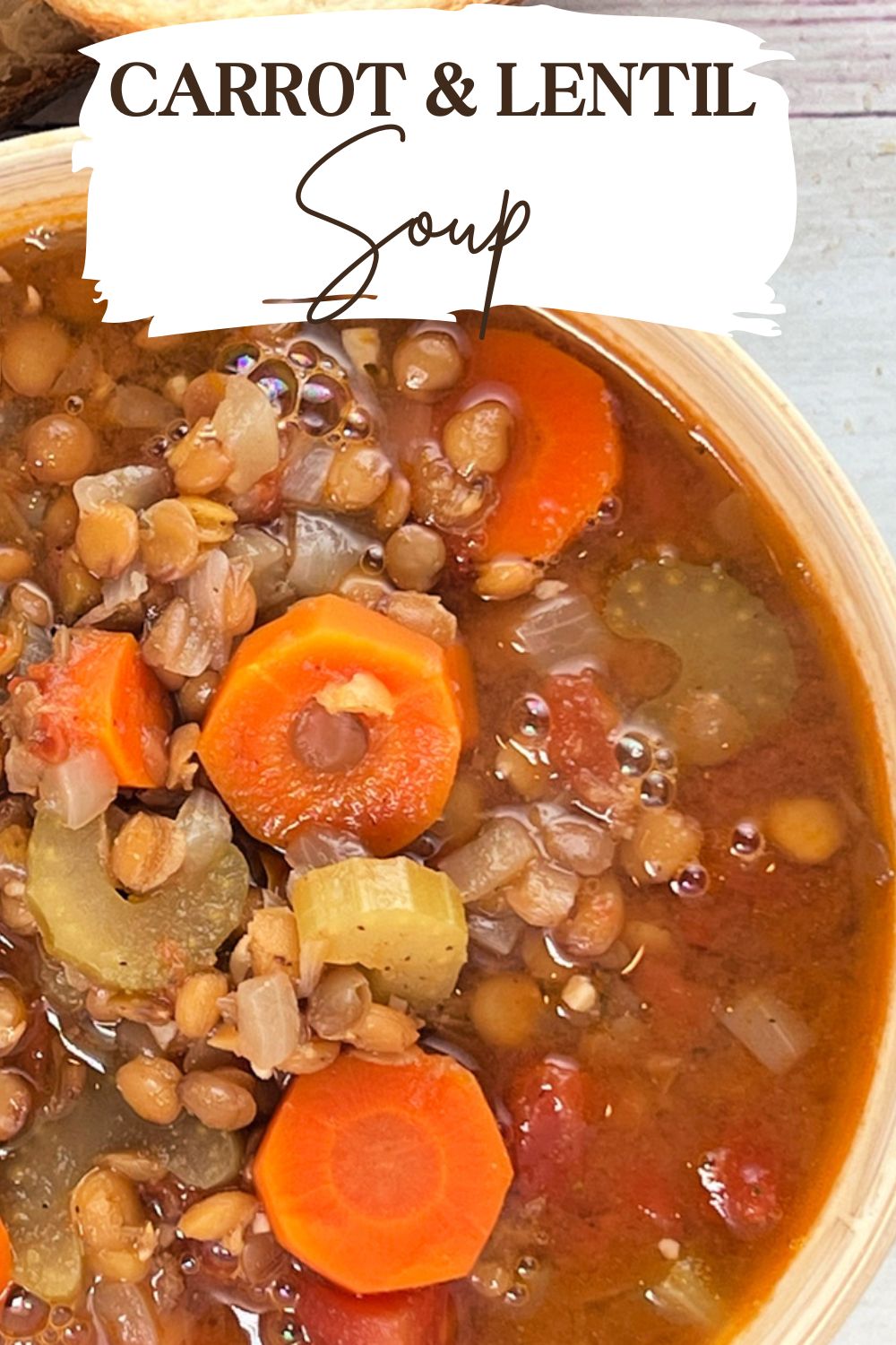 Carrot and Lentil Soup via @preventionrd