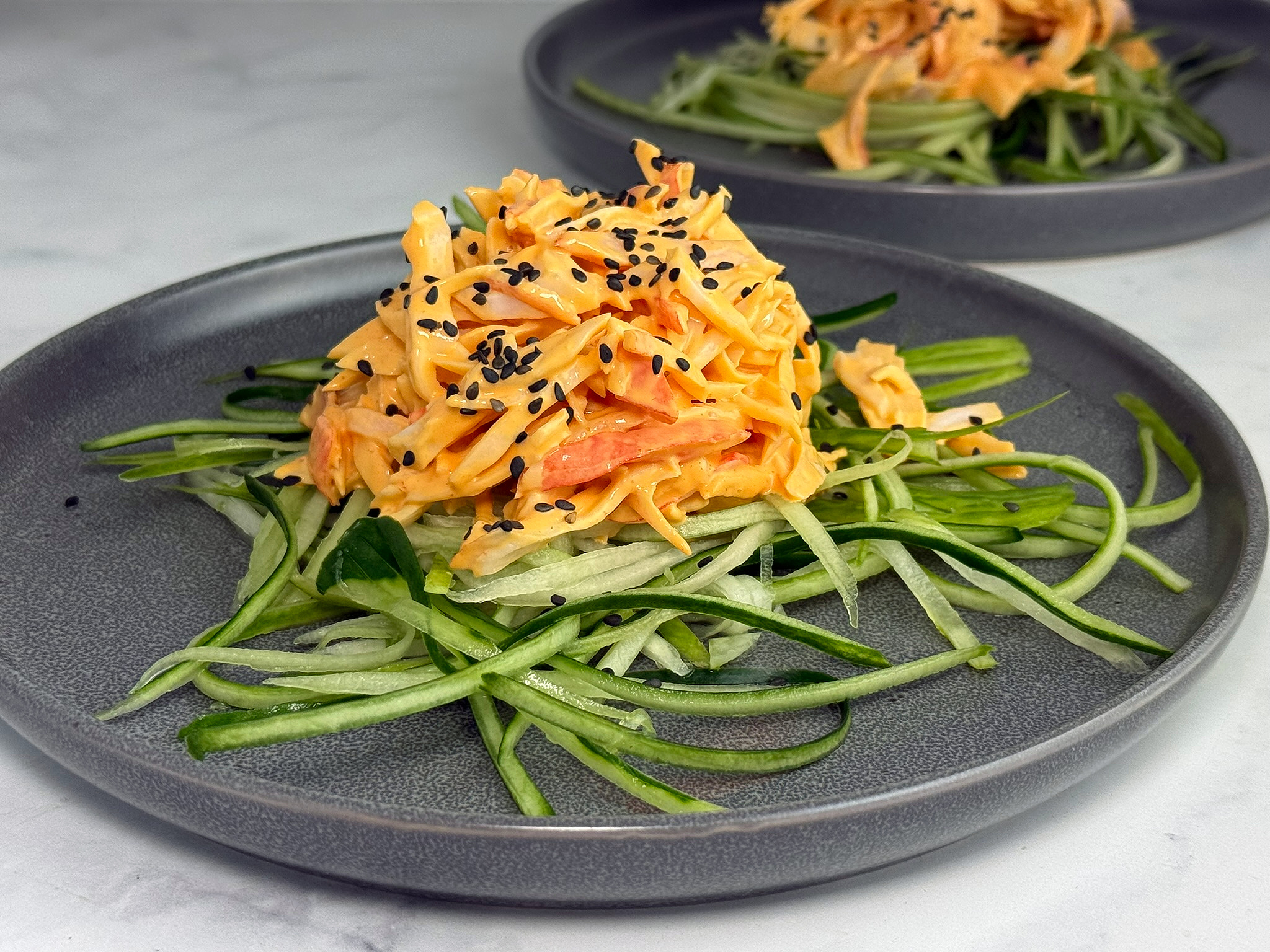 3 Second Salad  3個セット　kana 3 Ingredient Spicy Kani Salad - Prevention RD